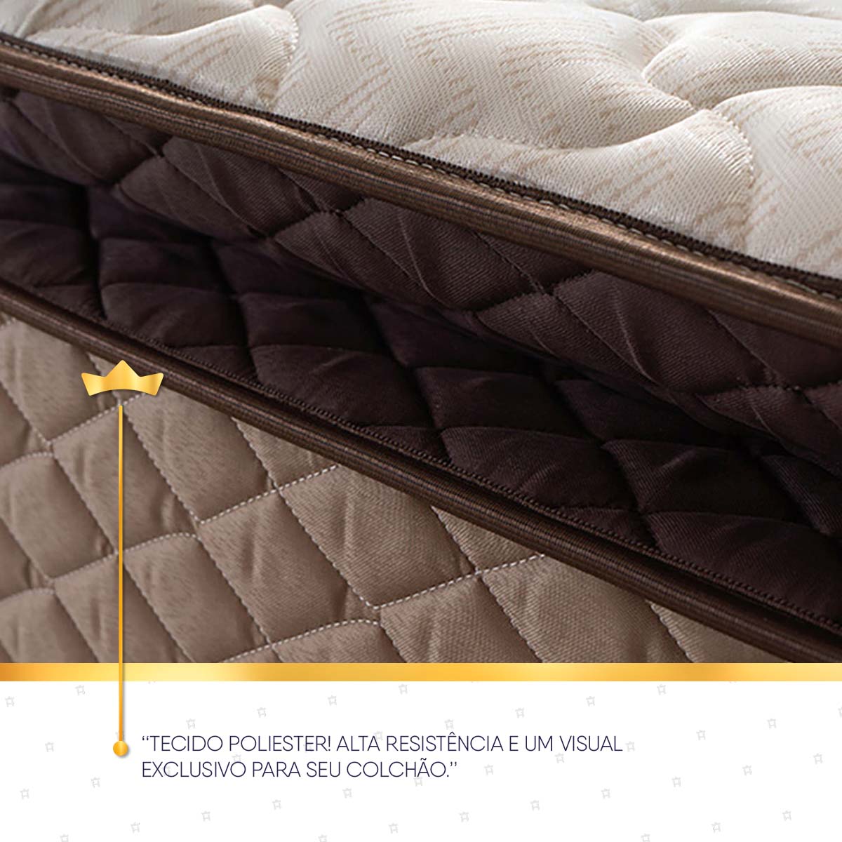 Base Sólida em Eucalipto Premium.
