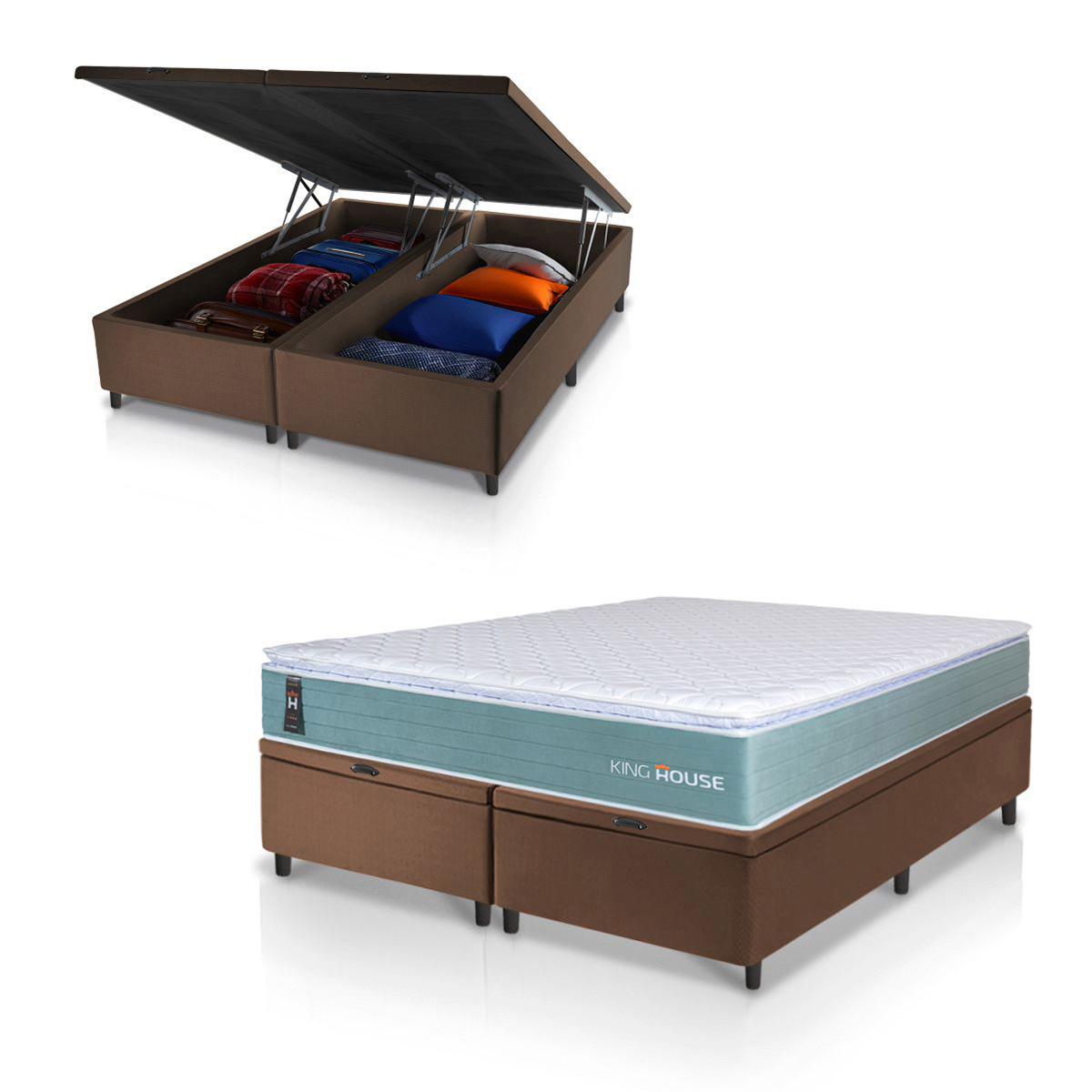 Estrutura Robusta em Eucalipto com Design Elegante.