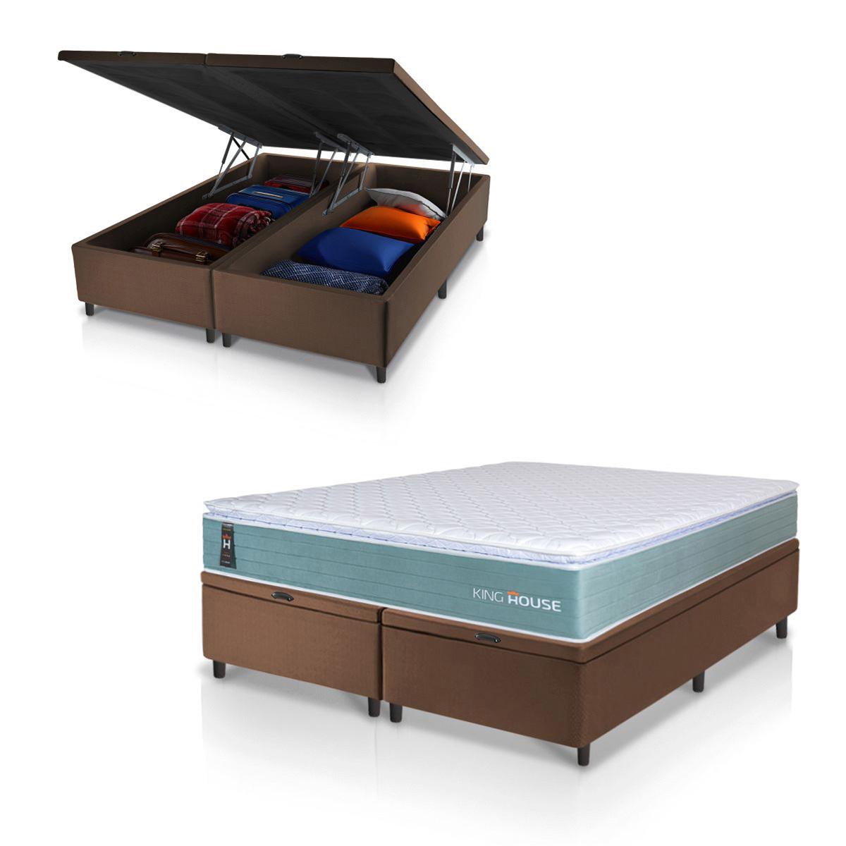 Estrutura Robusta em Eucalipto com Design Elegante.