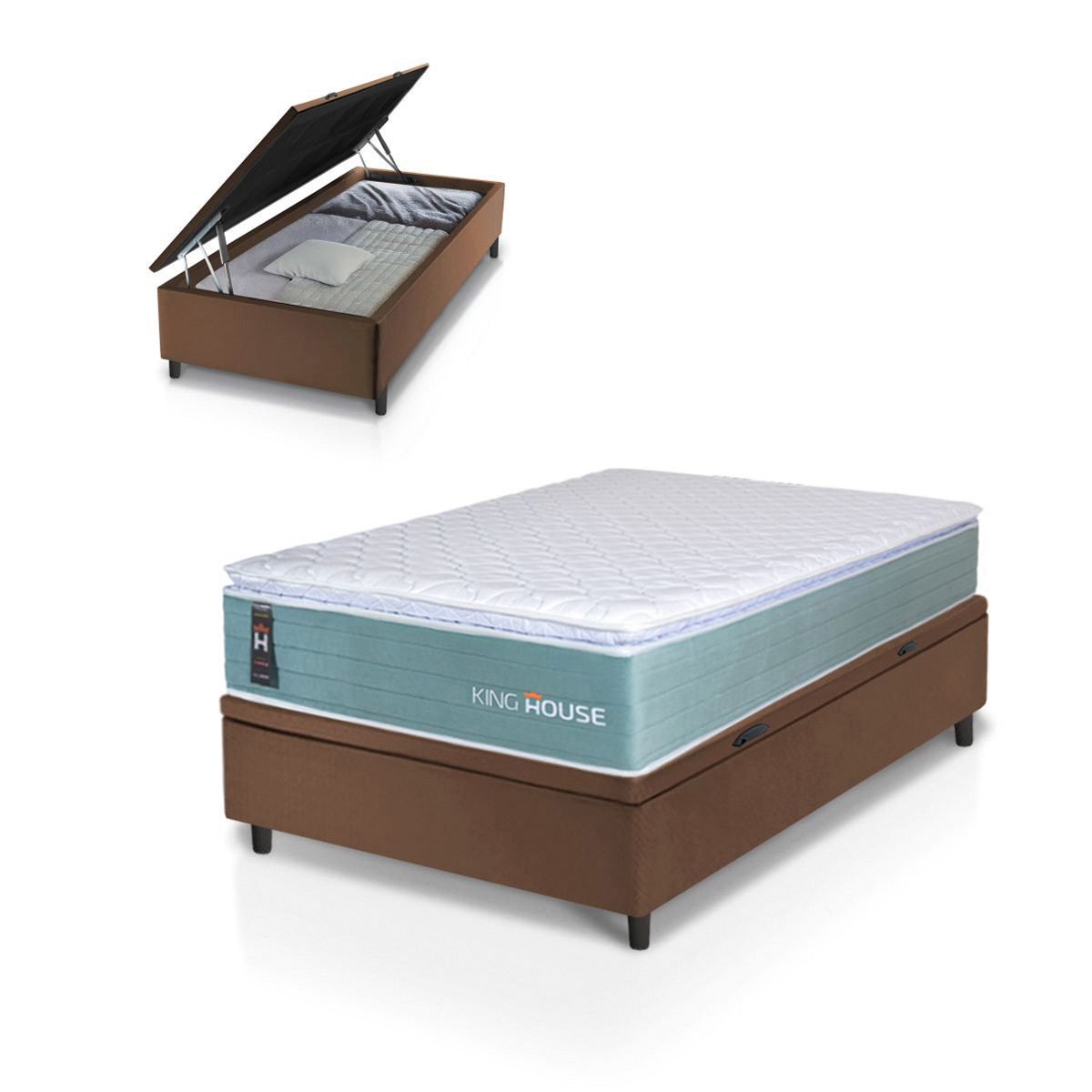 Estrutura Robusta em Eucalipto com Design Elegante.