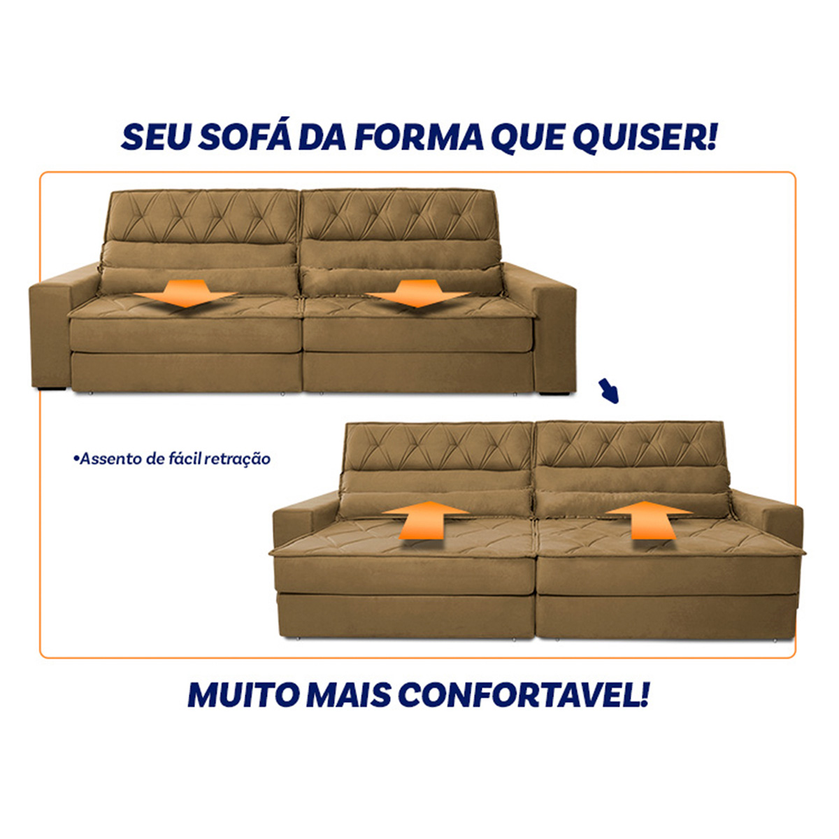 Sinta a Praticidade do Mecanismo Retrátil