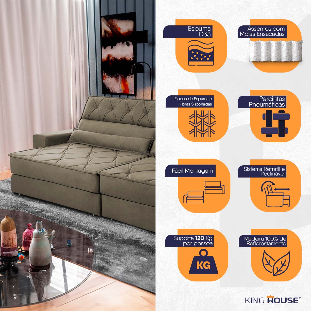 Descubra o Conforto em 5 Posições