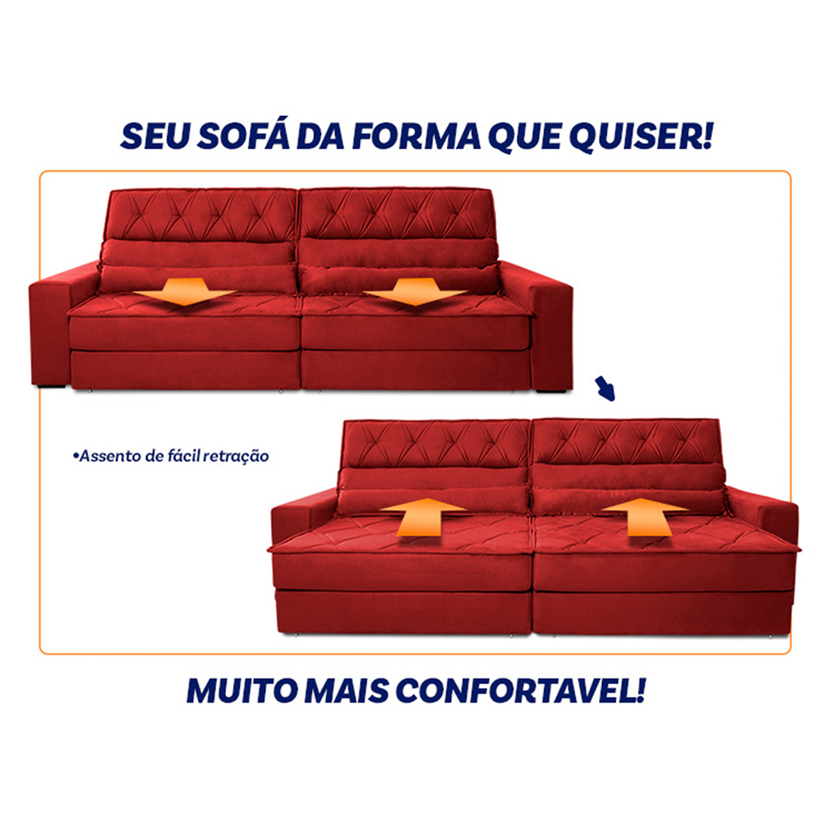 Sinta a Praticidade do Mecanismo Retrátil