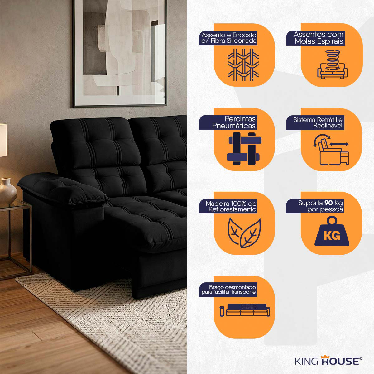 Recline e Descubra Cinco Posições