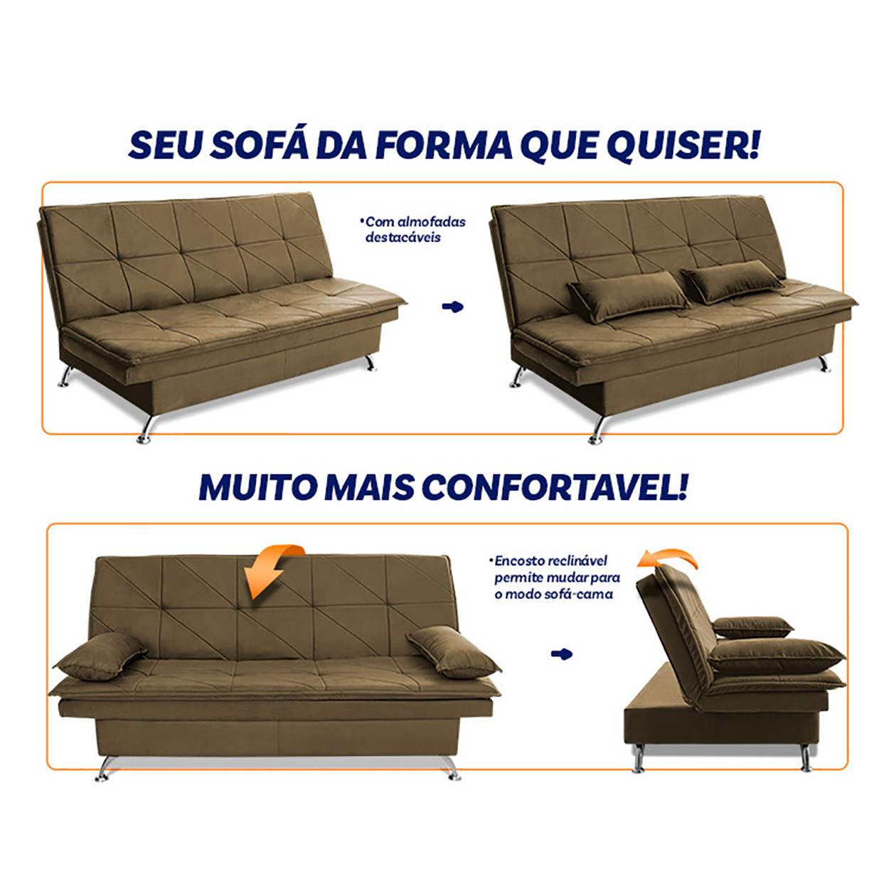 Descubra o Conforto de Duas Funções