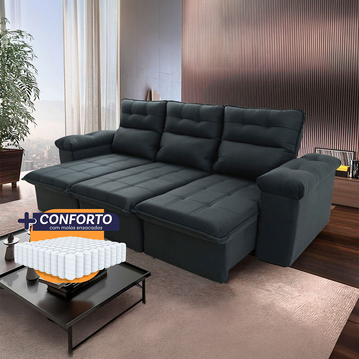 Estenda-se e Transforme em Cama de Luxo.