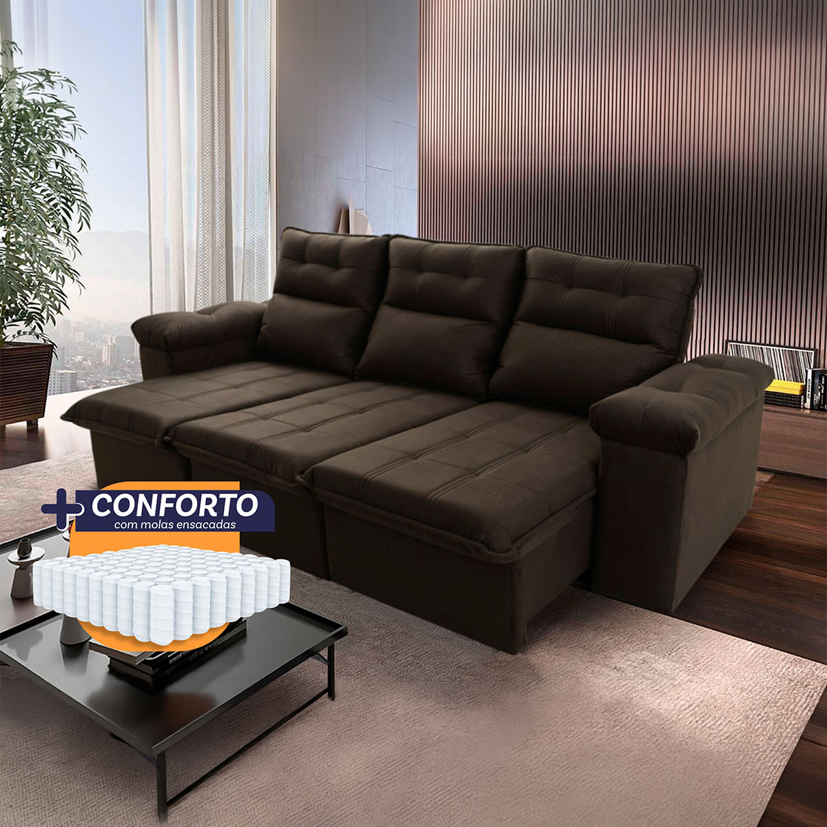 Estenda-se e Transforme em Cama de Luxo.